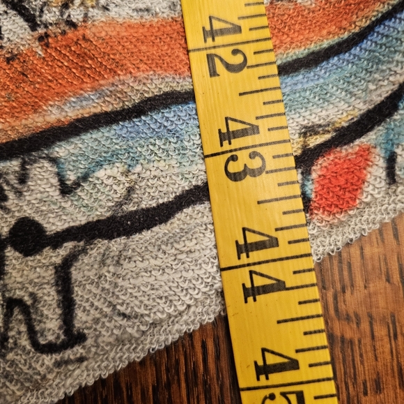 Inoah Wearable Art V-Neck Asymmetrical Dress - Picture 15 of 16